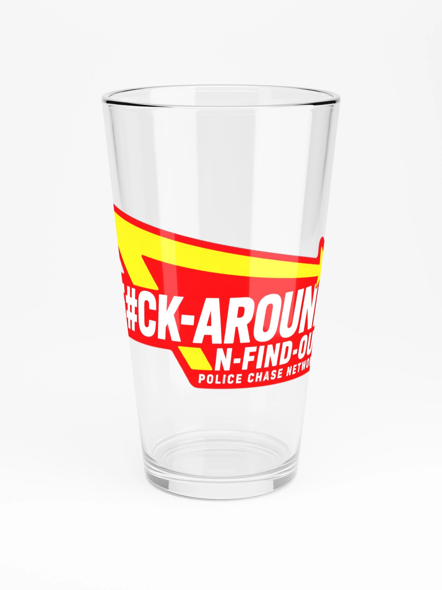 FAFO Police Chase Network Pint Glass product image (3)