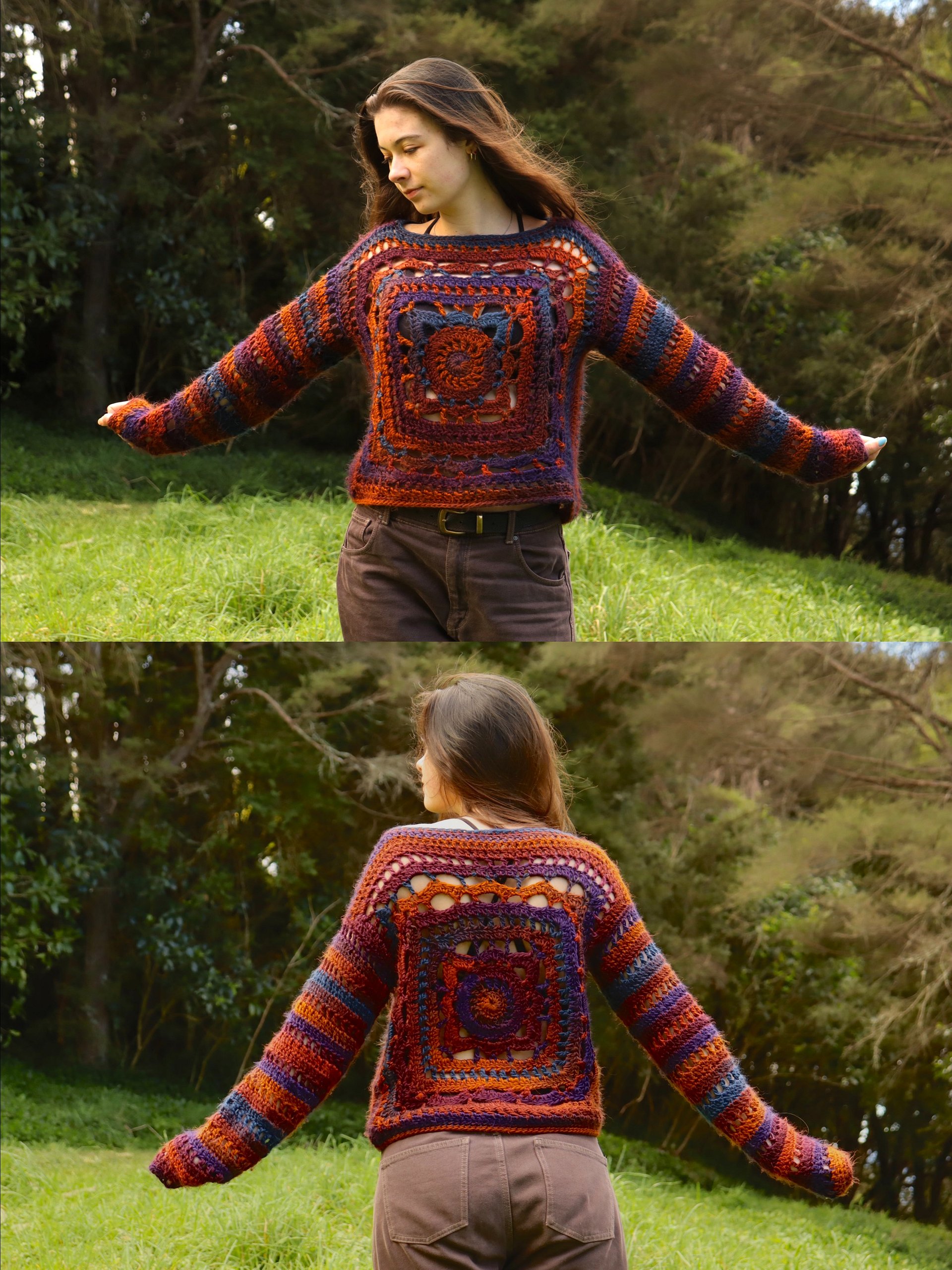 Whimsy Willow Sweater - Crochet Pattern product image (3)