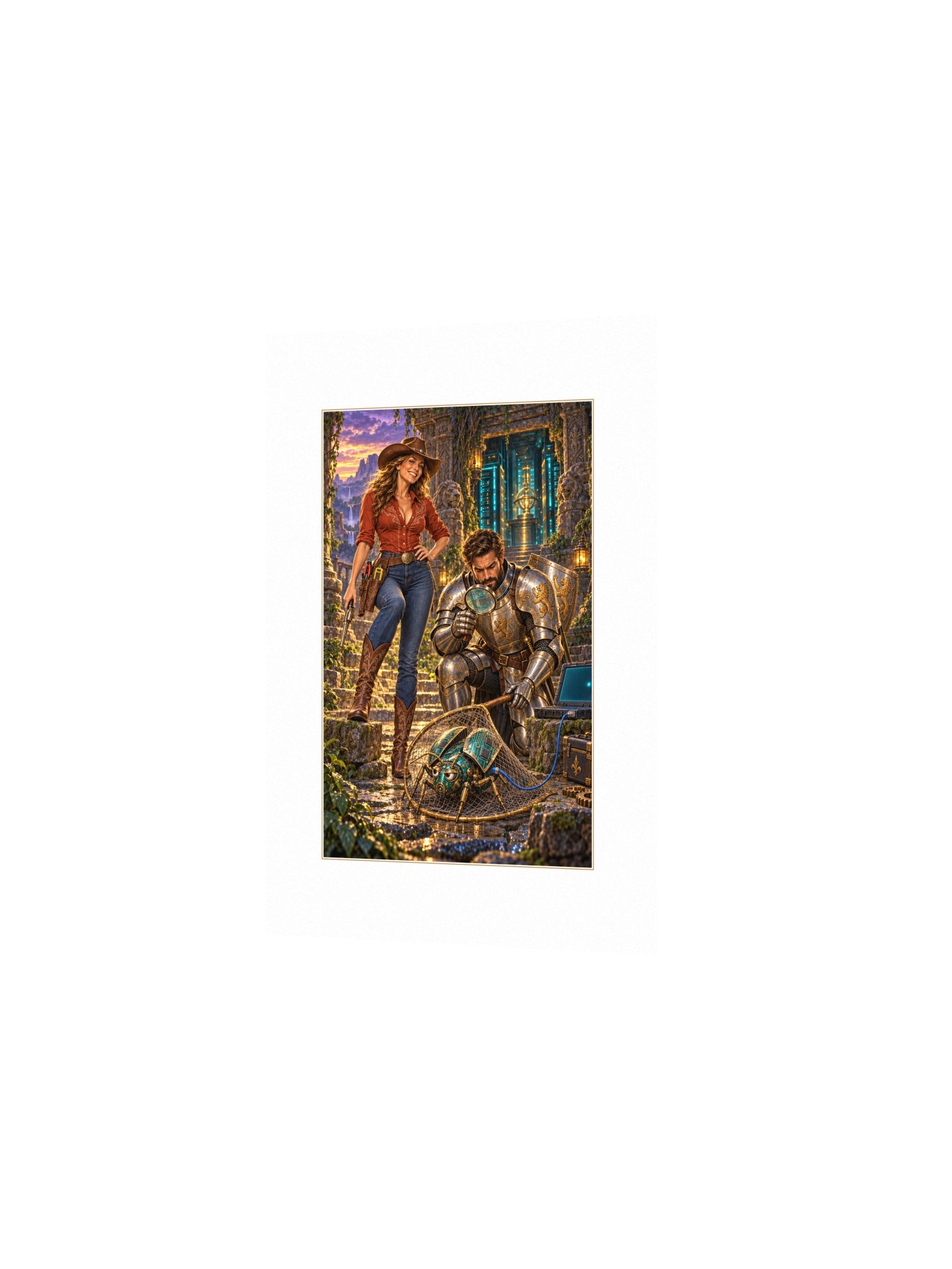 Bug Hunters Small Art Print product image (2)