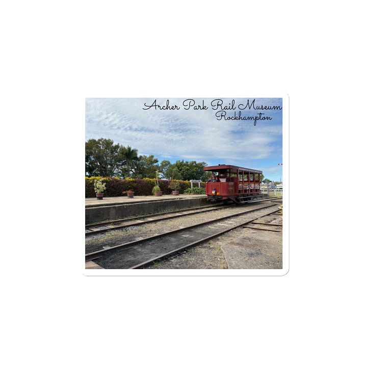 Archer Park Rail Museum Purrey Steam Tram Magnet product image (2)
