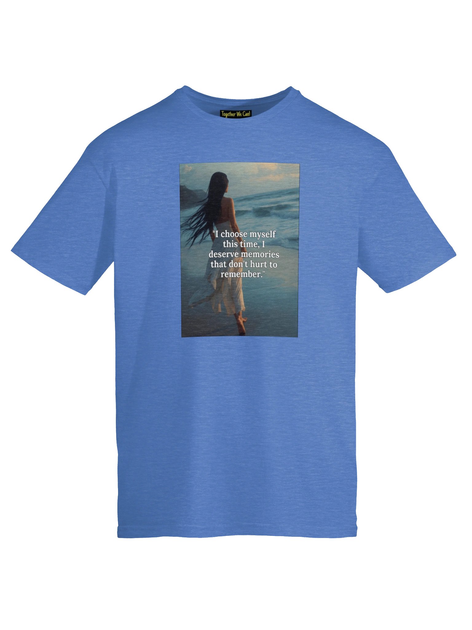 Mind Matter- I Choose Myself Beach Quote- Unisex Softstyle T-Shirt product image (105)