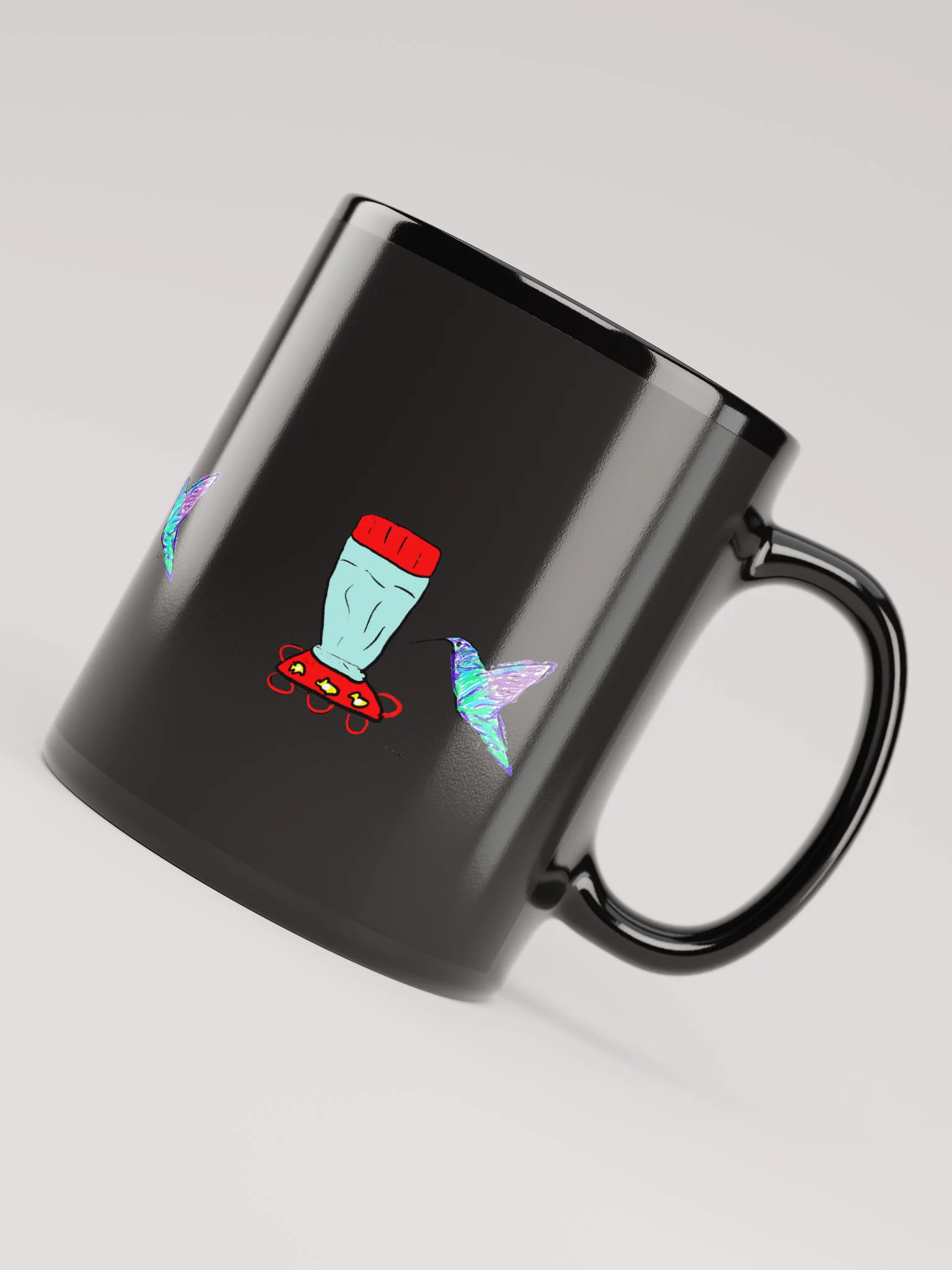 Hummingbird mug - Black product image (8)