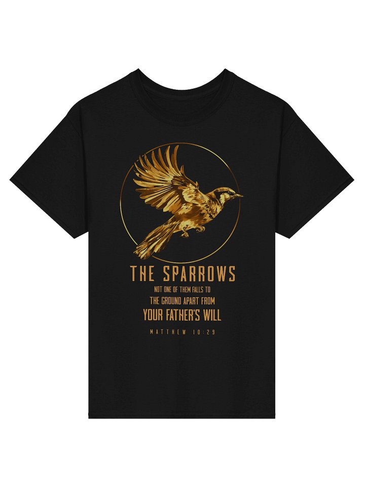 The Sparrows T-Shirt, Christian Bible Verse, Matthew Scripture Tee, Jesus Faith Design product image (1)