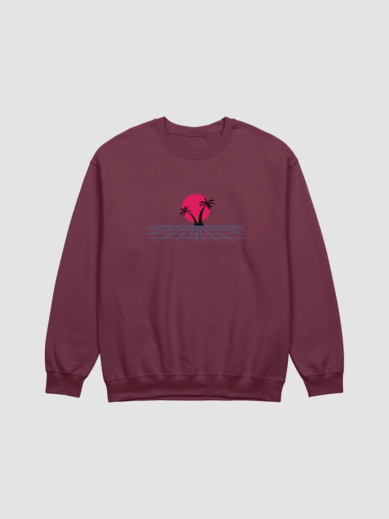 Retro Sunset Grid Crewneck product image (1)