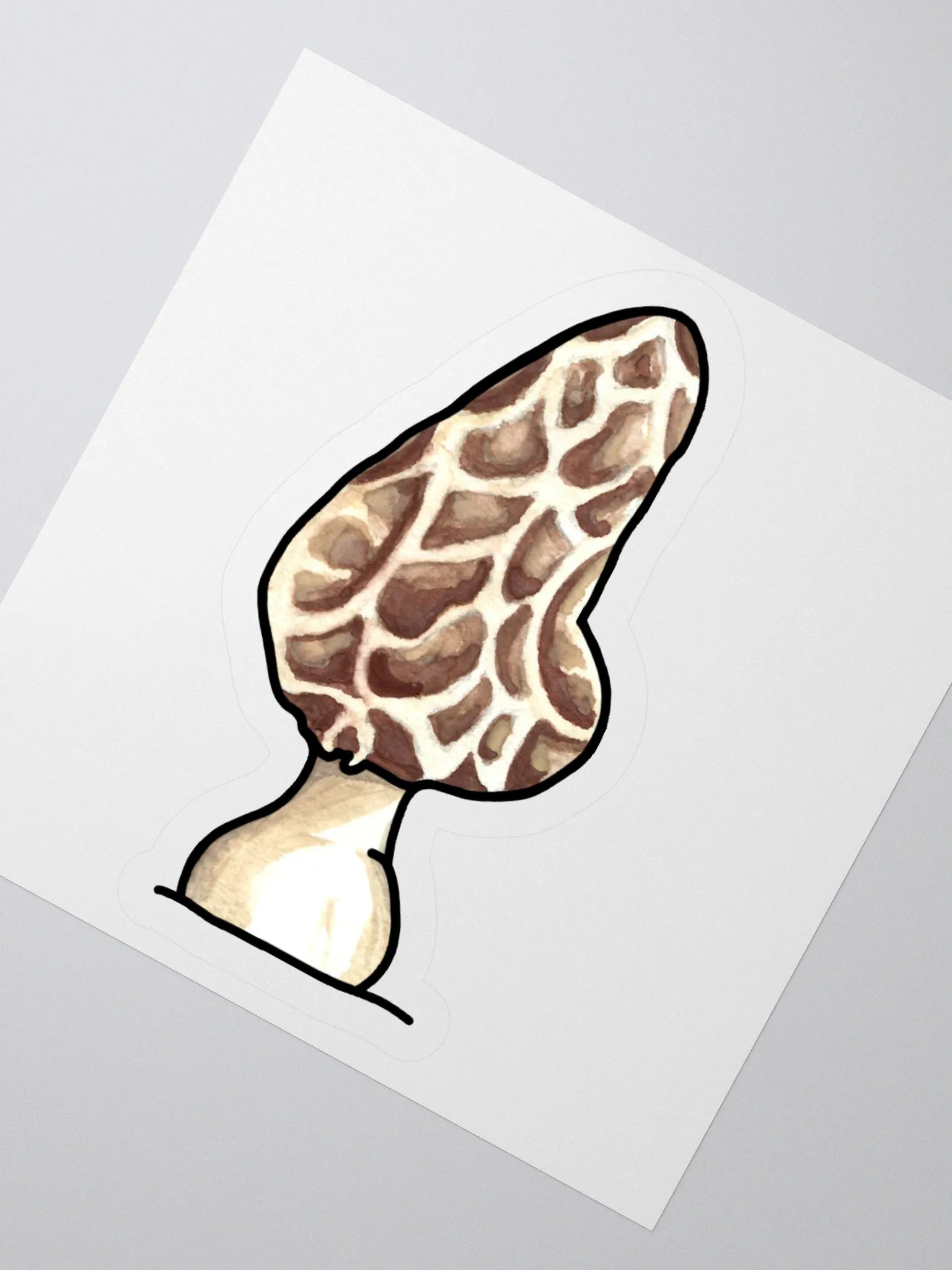 Linus's Morel Mushie Sticker product image (2)