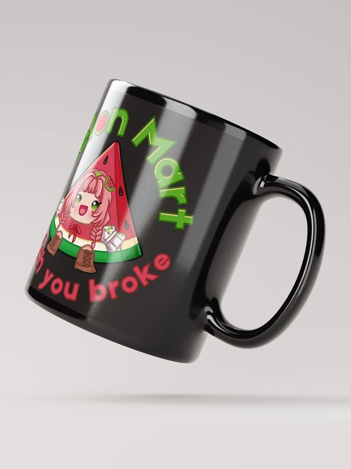 Melon Mart Glossy Black Mug product image (2)