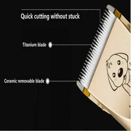 Cordless Rechargeable Pet Grooming Clippers - Low Noise Cat & Dog Trimmer product image (7)