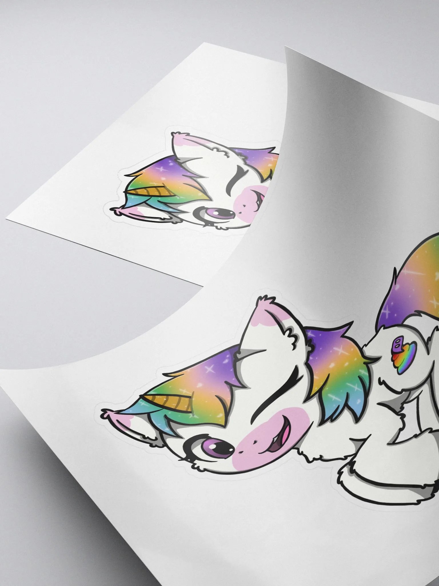"Winky Unicorn" Sticker product image (4)