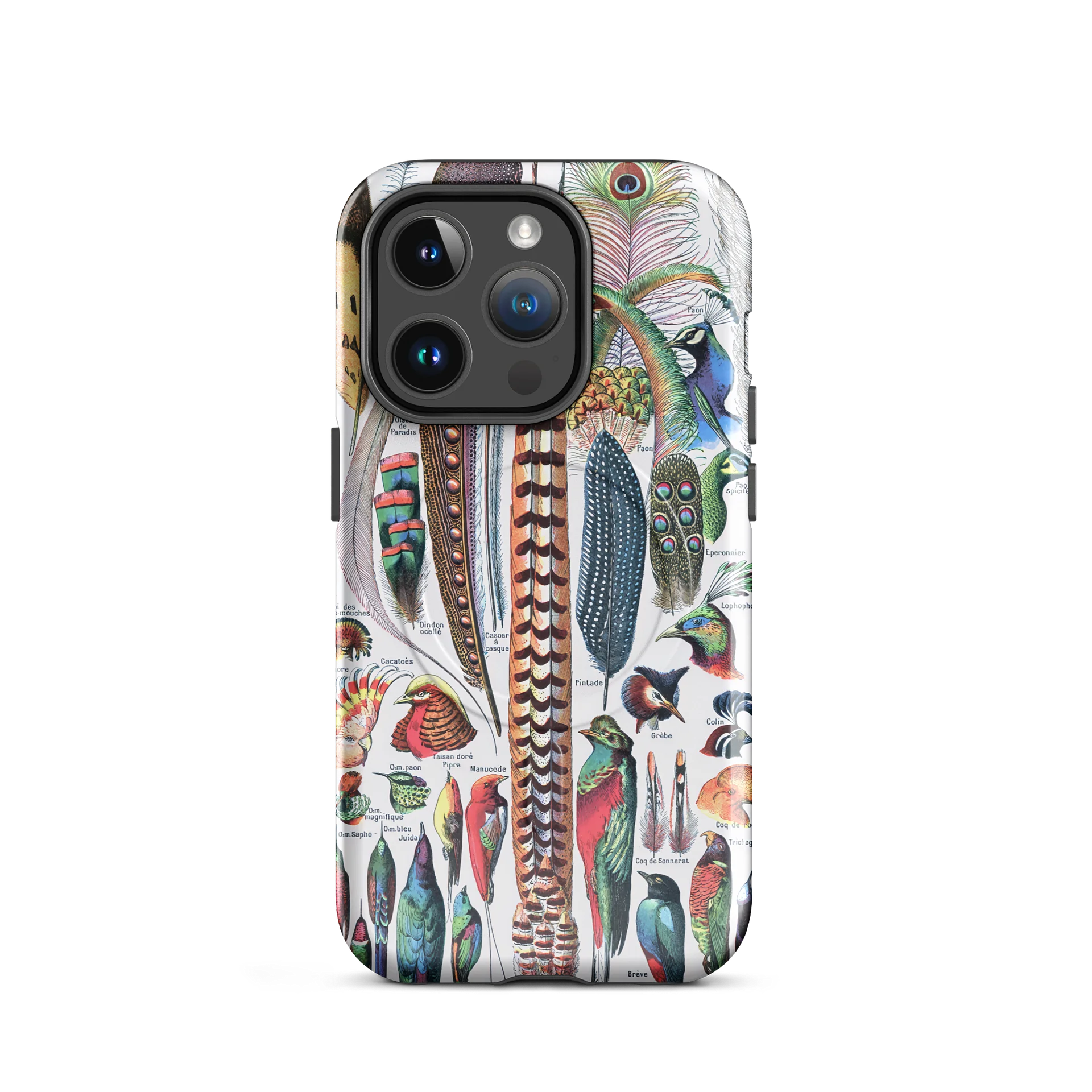 Feathers of Diversity iPhone® MagSafe® Tough Case - Plumes by Adolphe Millot product image (8)