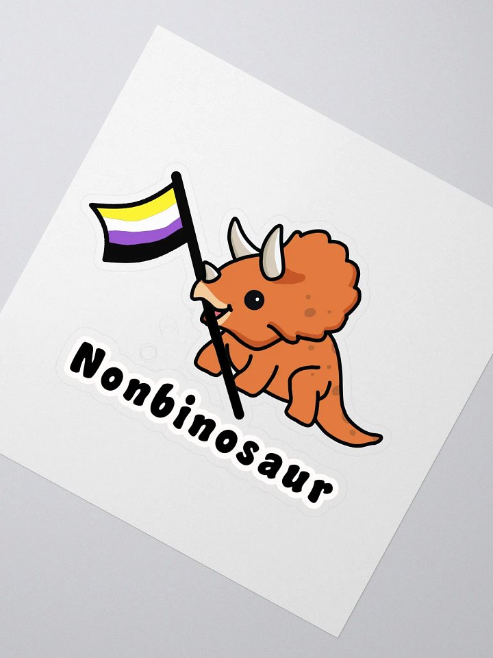 Nonbinosaur Sticker product image (2)