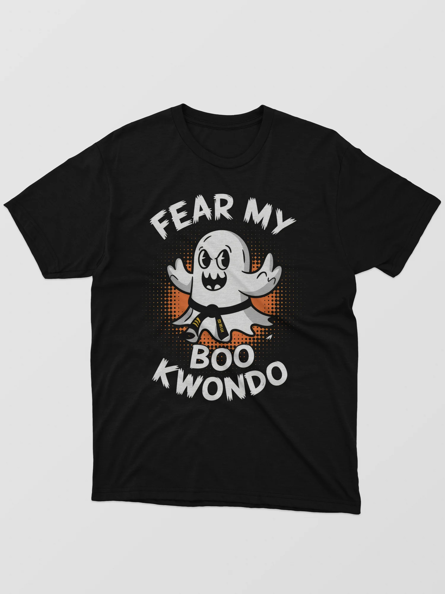 Halloween Martial Arts Ghost Fear My Boo Kwondo Taekwondo T-Shirt product image (1)