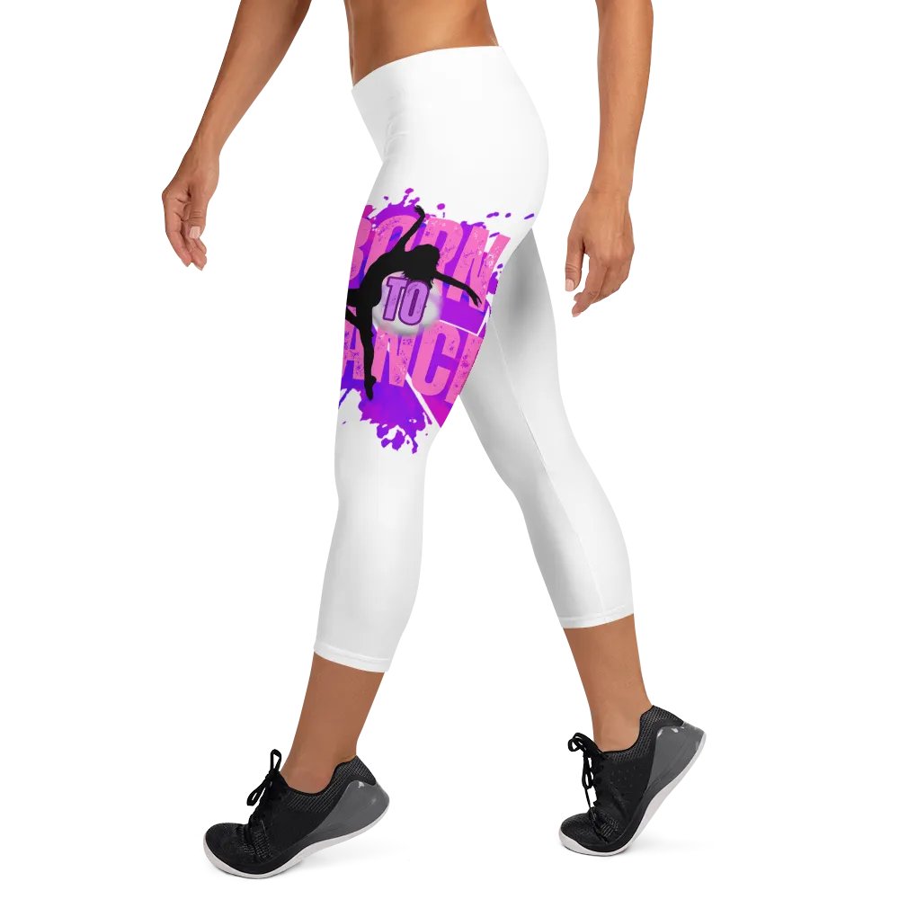 Vibrant Born to Dance Her Silhouette Capri Leggings product image (9)