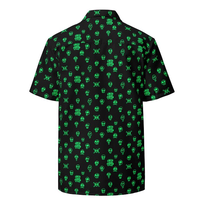 Neon Skulls Hawaiian Shirt product image (2)
