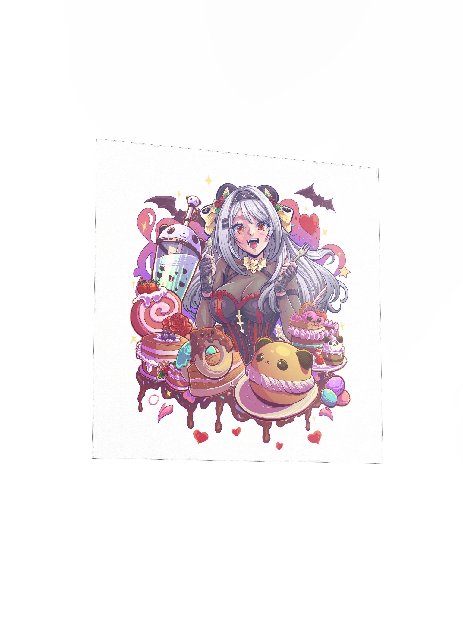 Mochi Snackin' Art Print product image (12)