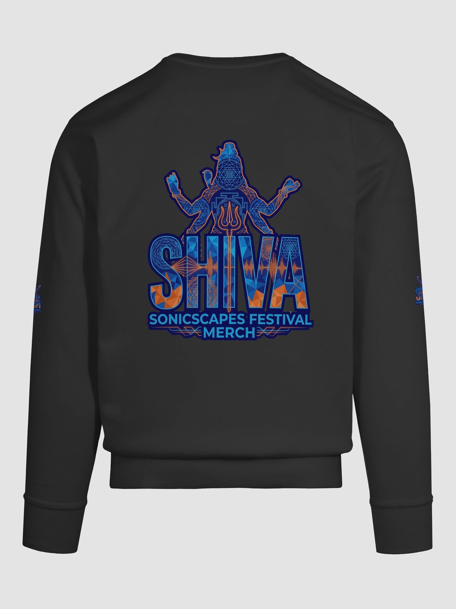 SHIVA SonicScapes Festival Sweatshirt – Sacred Frequency Edition product image (8)