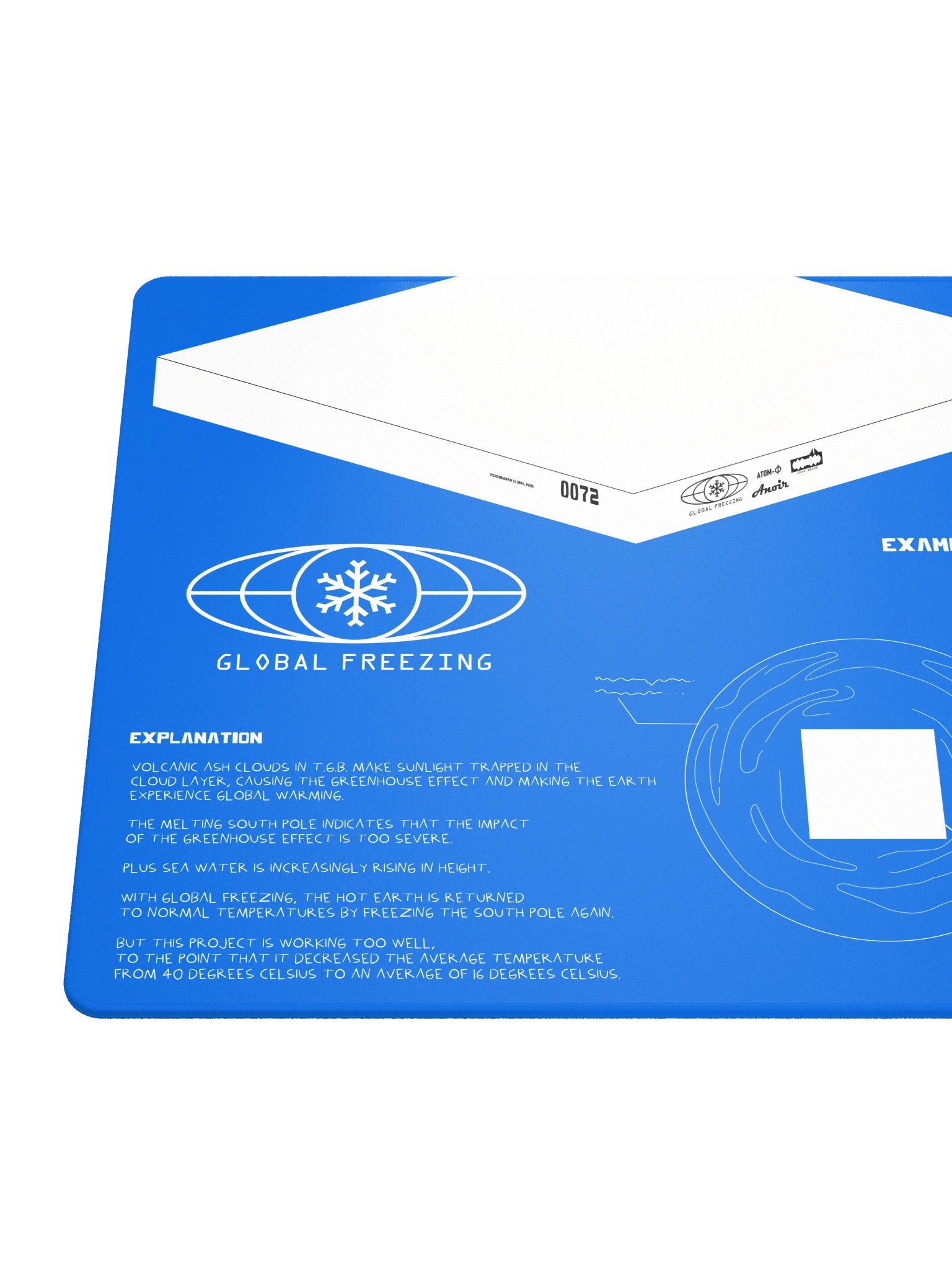 DESKMAT | GLOBAL FREEZING product image (2)