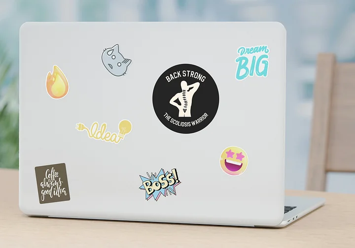 Back Strong Circle 24 Sticker Sheet product image (2)