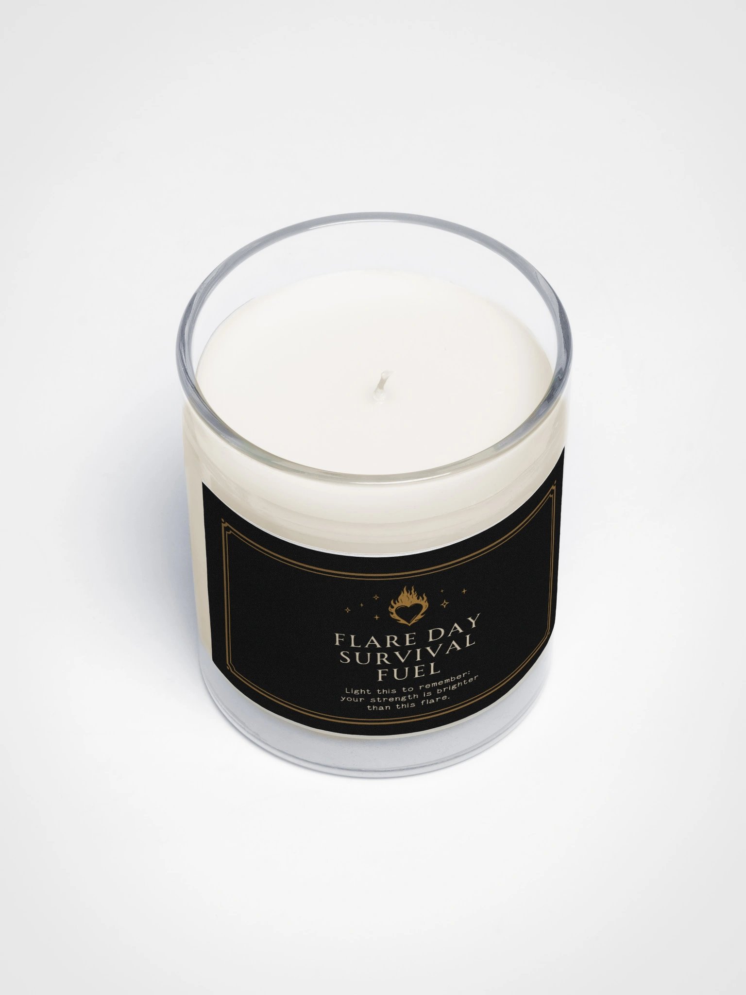 Flare Day Survival Fuel Candle | Chronic Illness Spoonie Recovery Candle product image (3)
