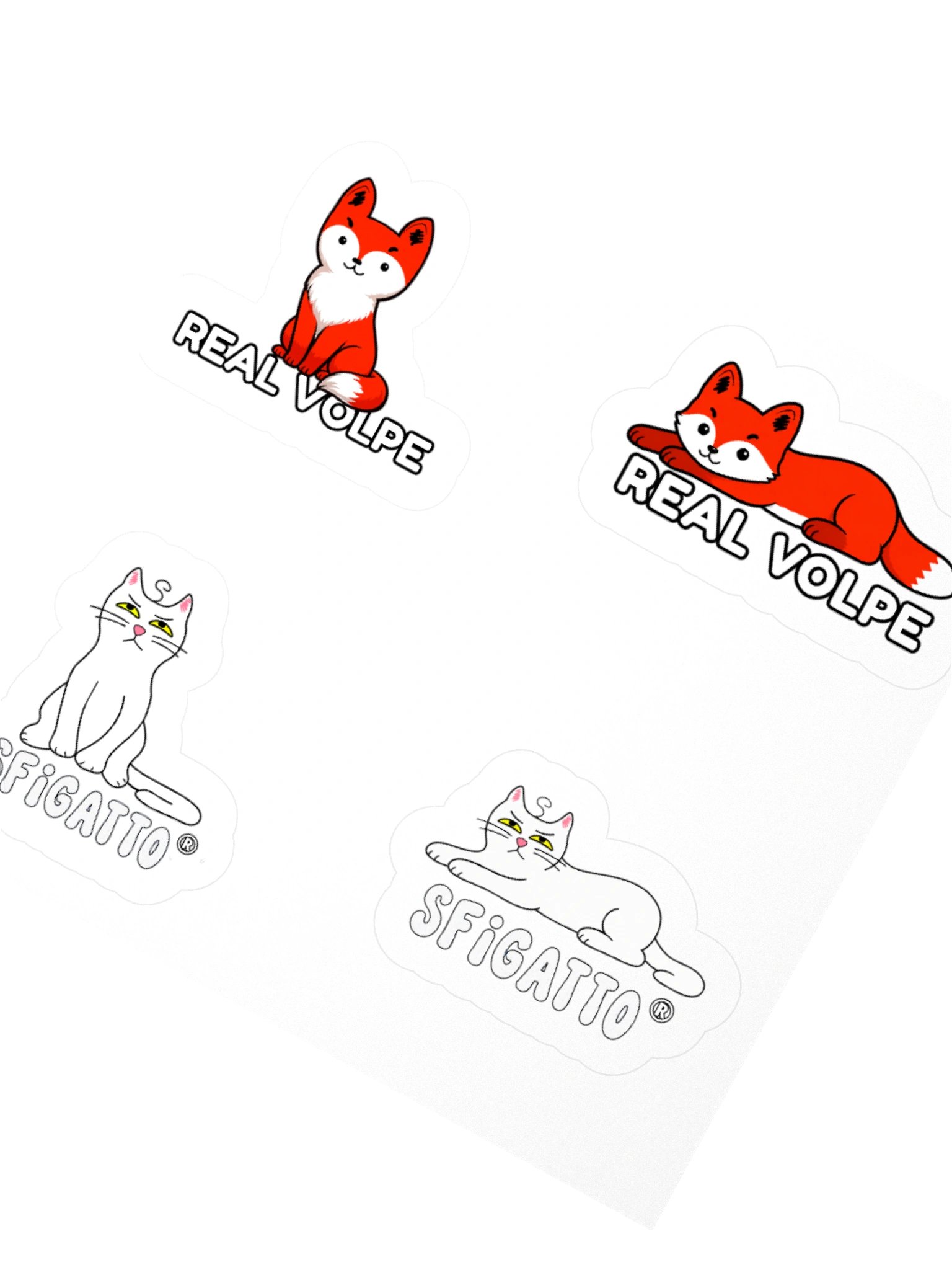STICKER SFIGATTO E REAL VOLPE product image (5)
