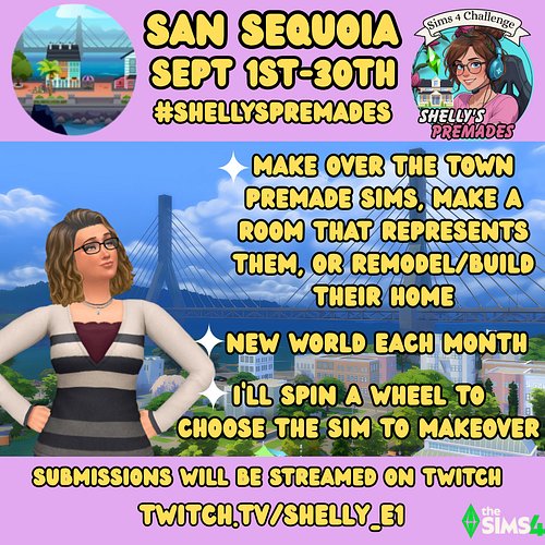 September's #ShellysPremades is in #SanSequoia! I will spin a wheel to see which household we will get the pleasure of making...
