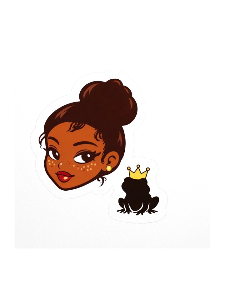 Princess & The Frog Vinyl Sticker (3" x 3") product image (1)