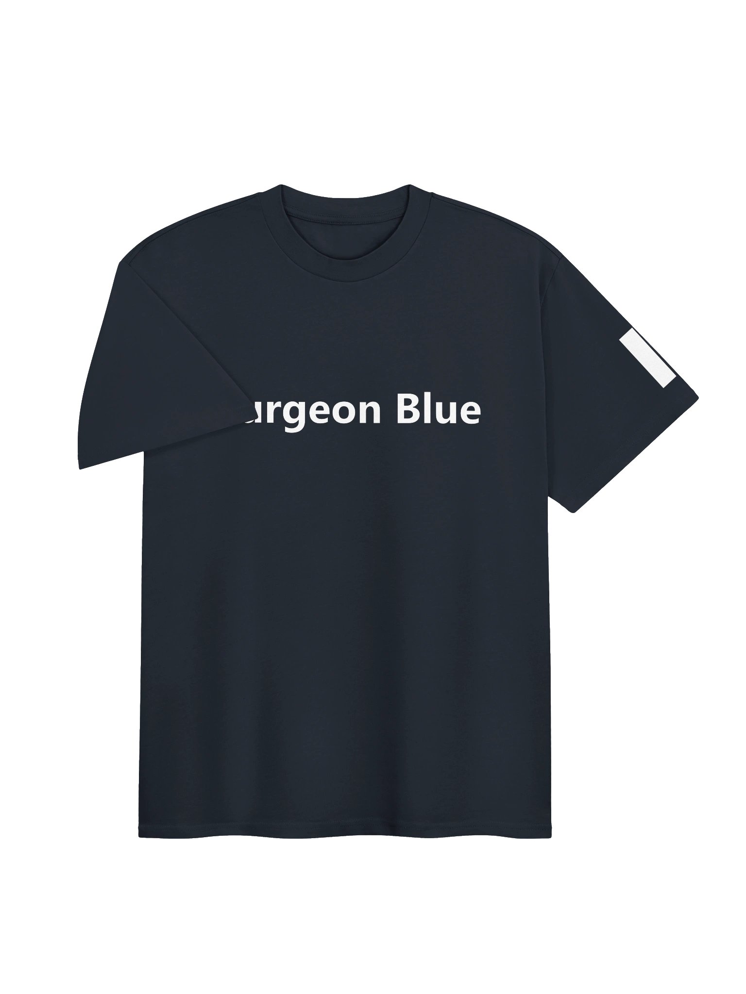 Burgeon Blue - Boxy Organic Tee - Front product image (7)
