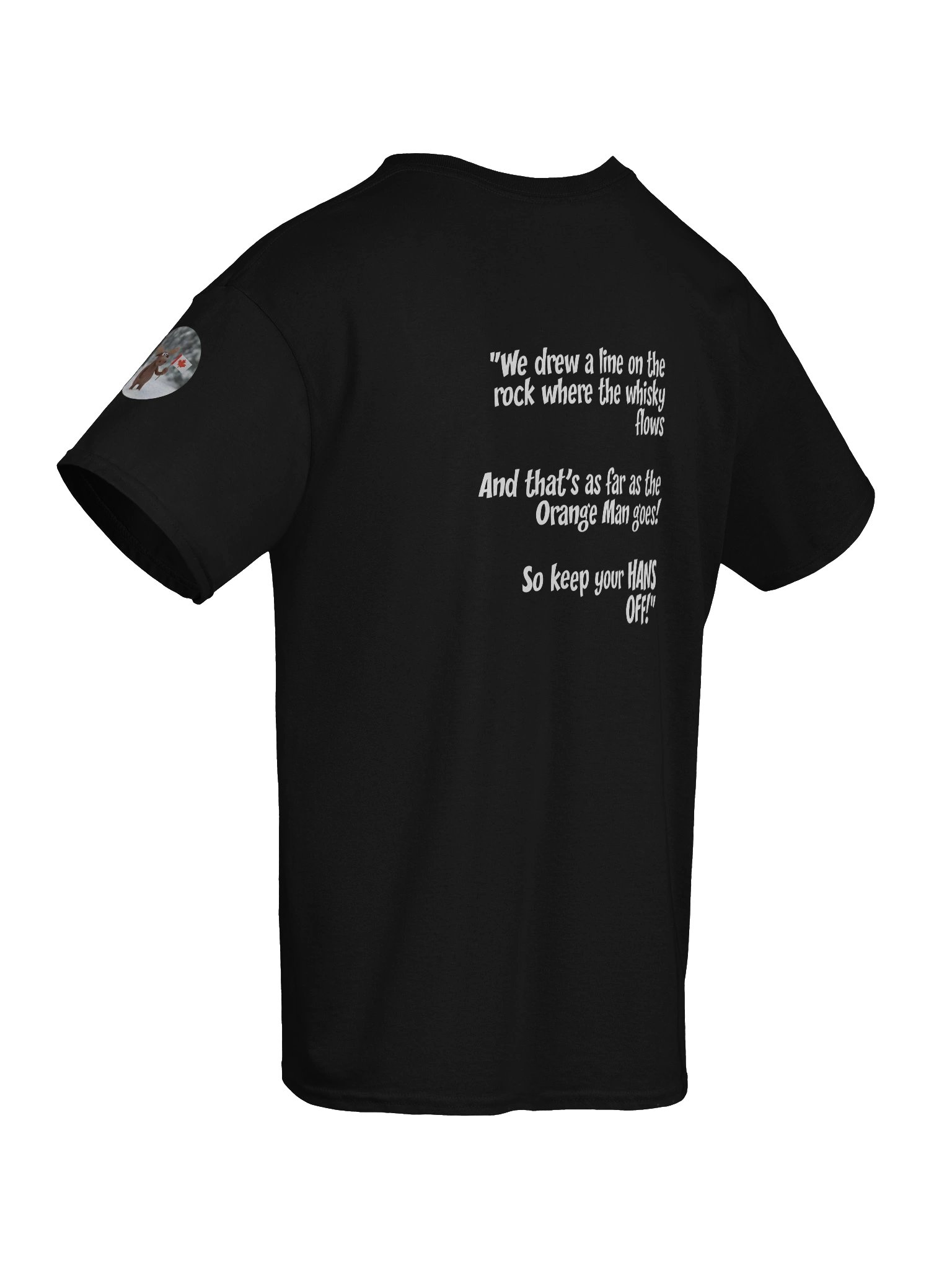 Operation: Hans Off! | Essential Character Tee (Black) product image (10)