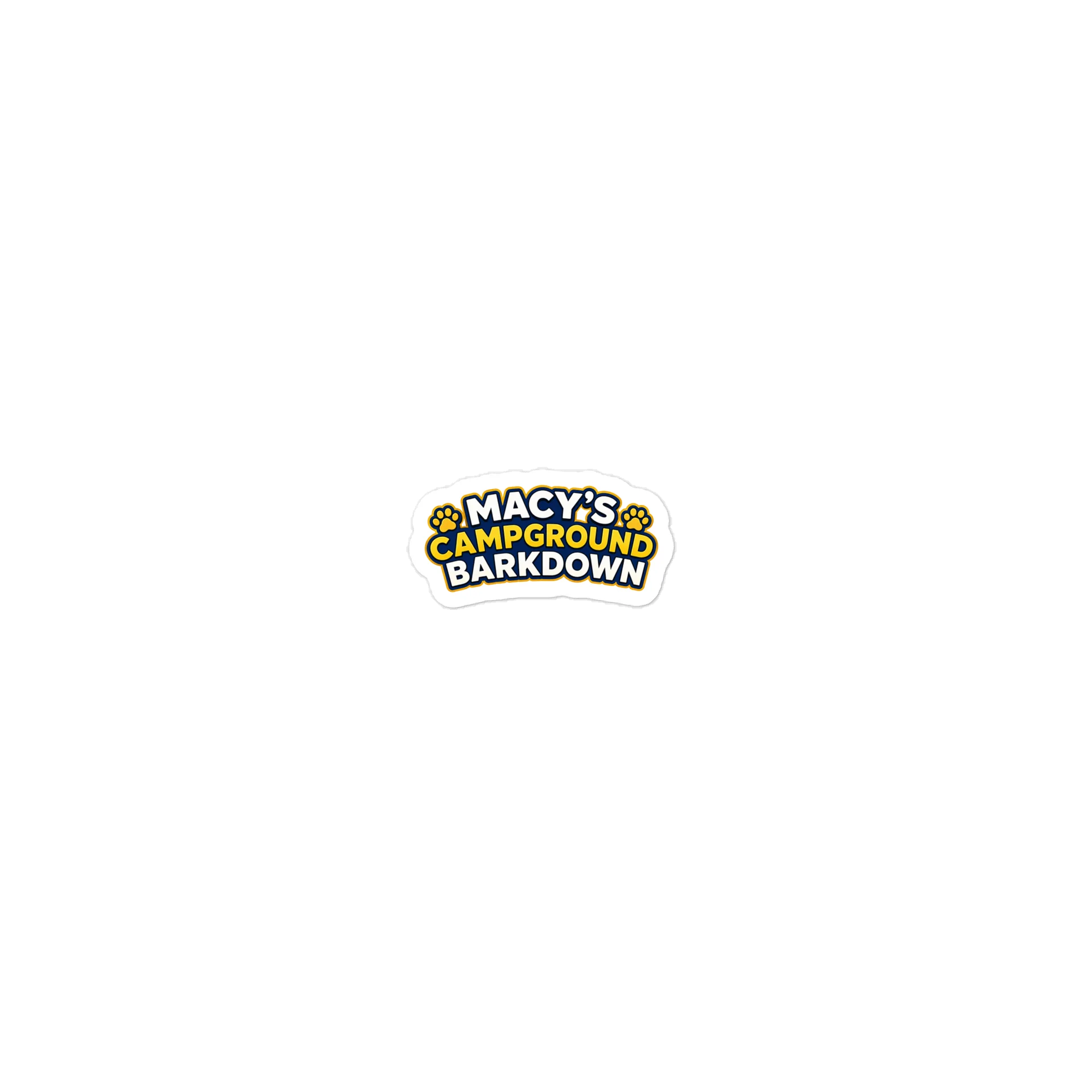 Macy’s Campground Barkdown 🐾 Sticker product image (1)