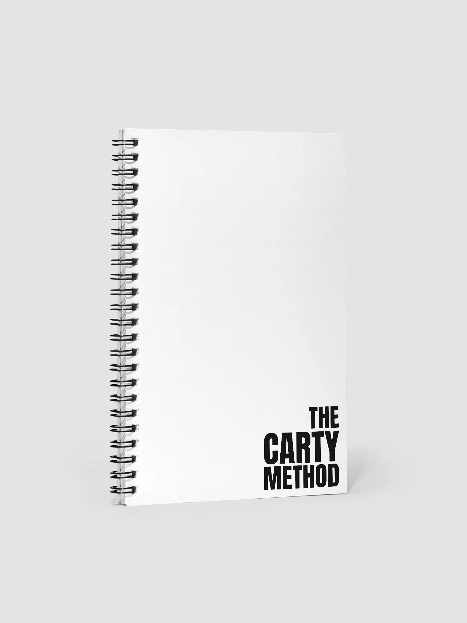 The Carty Method - Spiral Notebook product image (1)