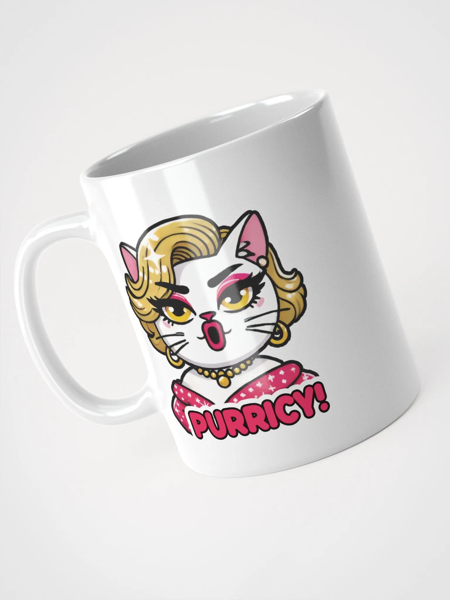 Purricy! White Glossy Mug product image (3)