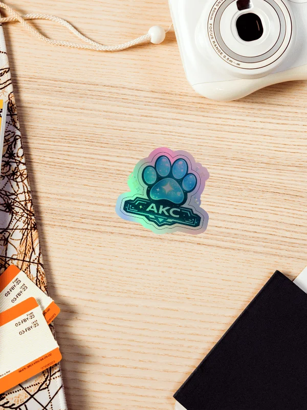 • AKC // Emblem Paw Print Sticker — Holographic | Glimmerkit Series product image (2)