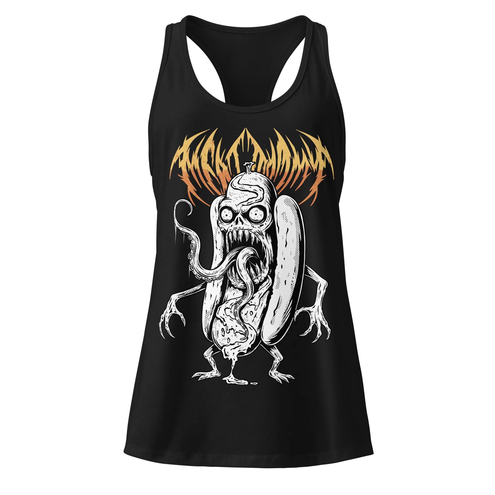 Metal Monster Dog Women's Racer-Back Tank product image (2)