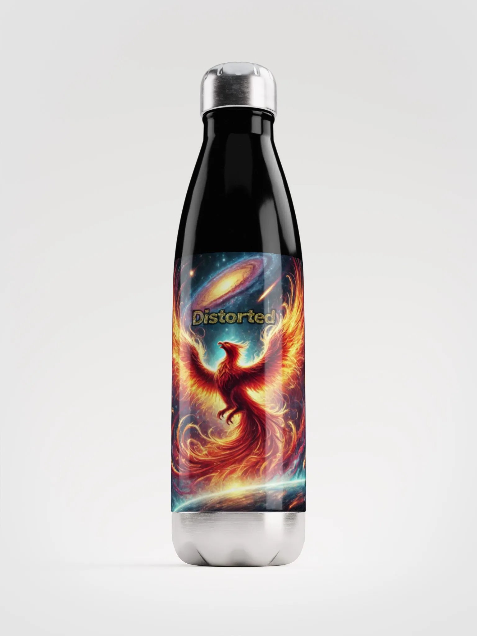 Distorted Album Cover Stainless Steel Water Bottle - Show Your Support - Drinkware product image (1)
