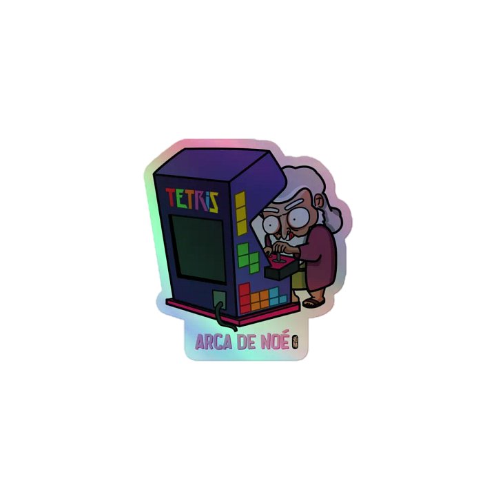Arca de Noé - Sticker (Holographic Kiss Cut) product image (1)