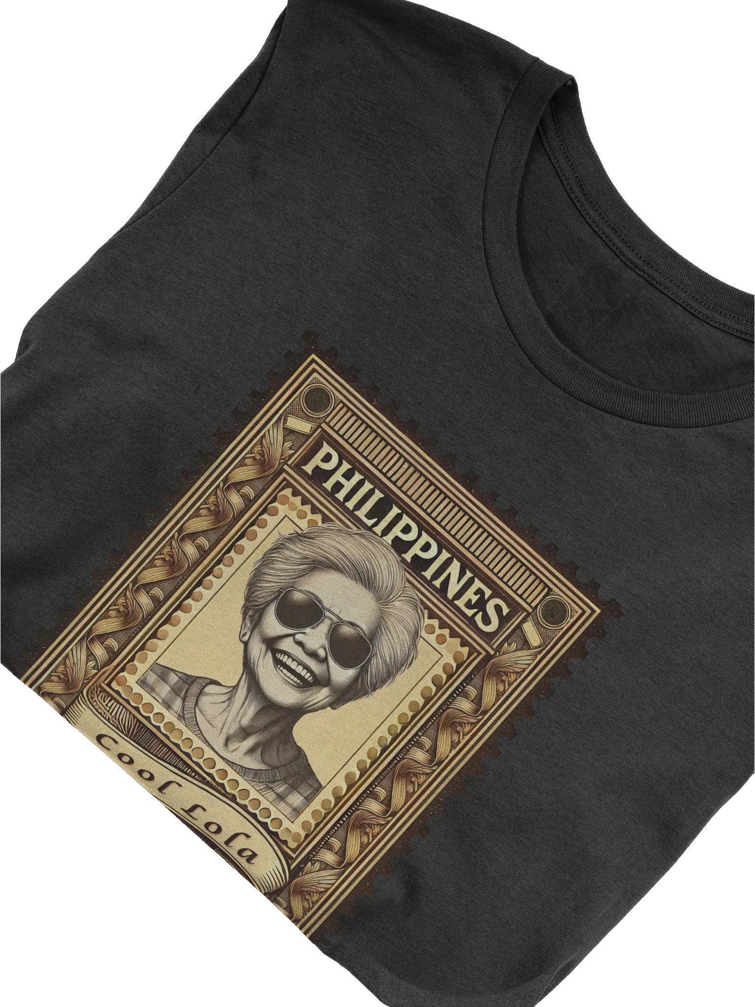 Cool Lola Vintage Philippines Stamp T-Shirt product image (4)