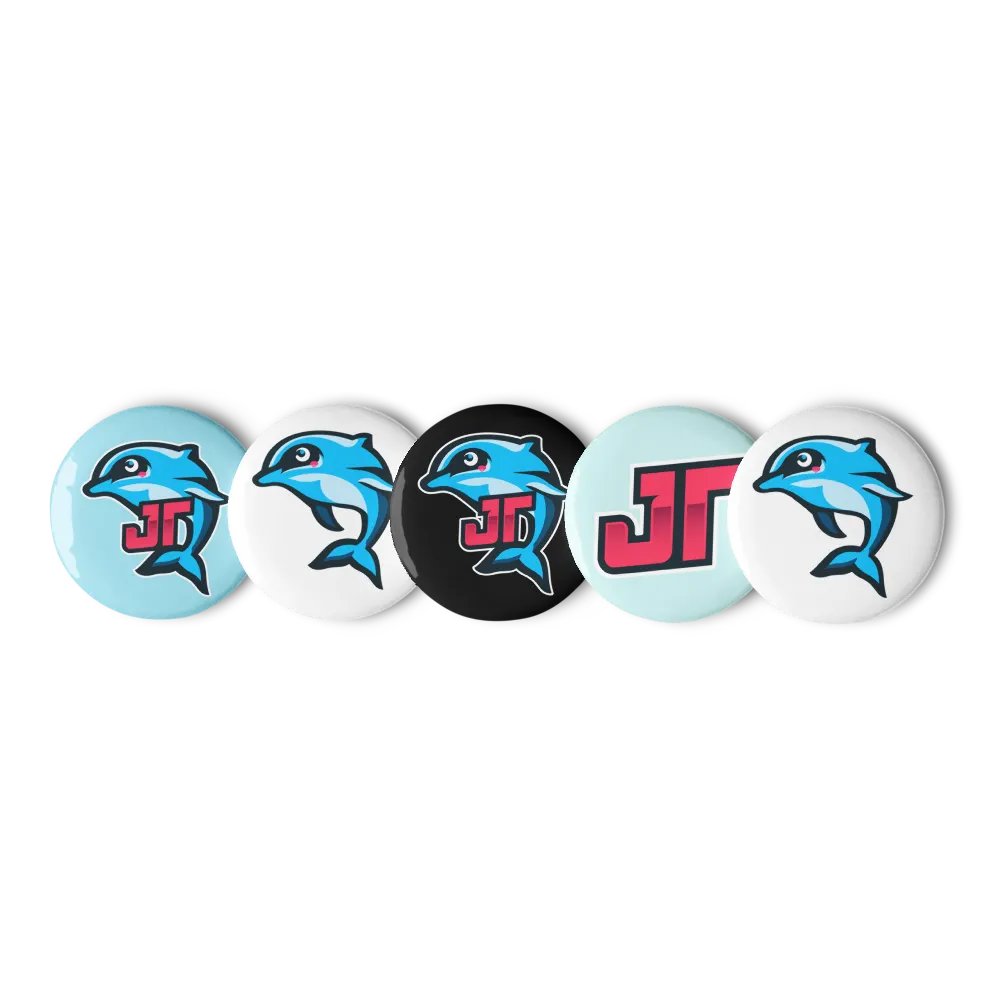 JT Dolphin Pin Button Set product image (4)