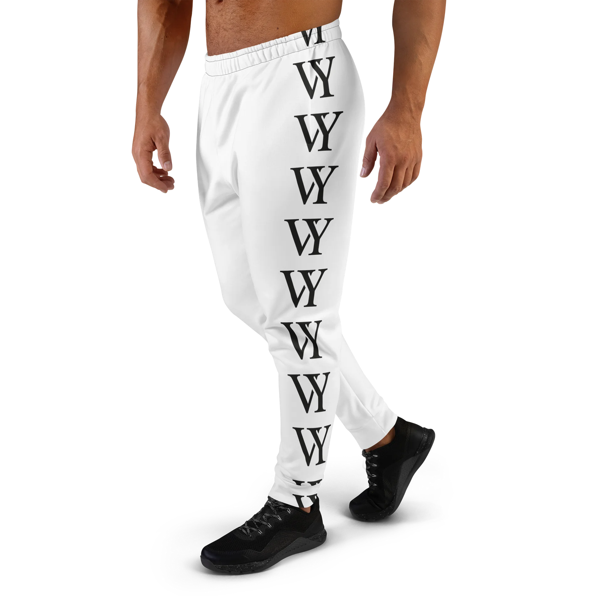 VY WHITE Pattern Joggers product image (1)