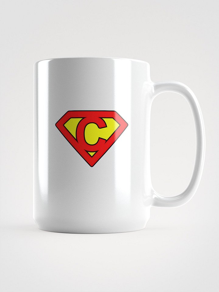 Vibrant Emblem White Glossy Mug product image (2)