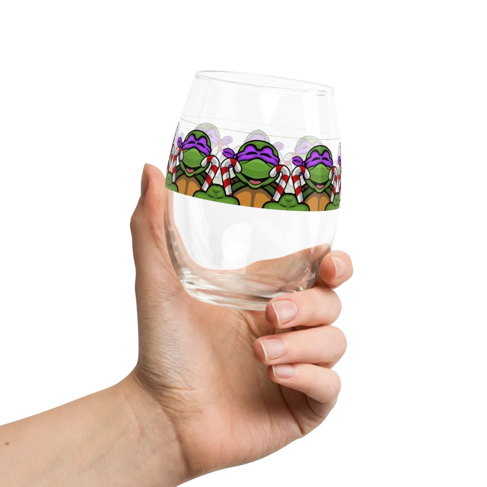 Candy Cane Stemless Wine Glass product image (3)