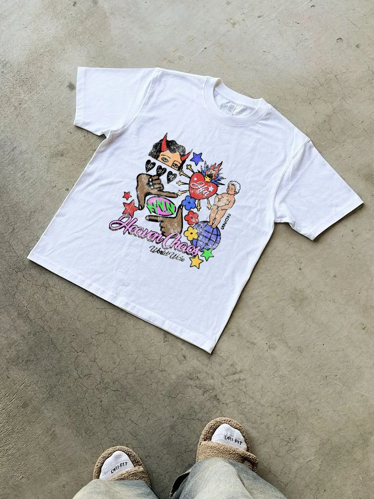 CHAOS GRAPHIC TEE WHITE product image (3)