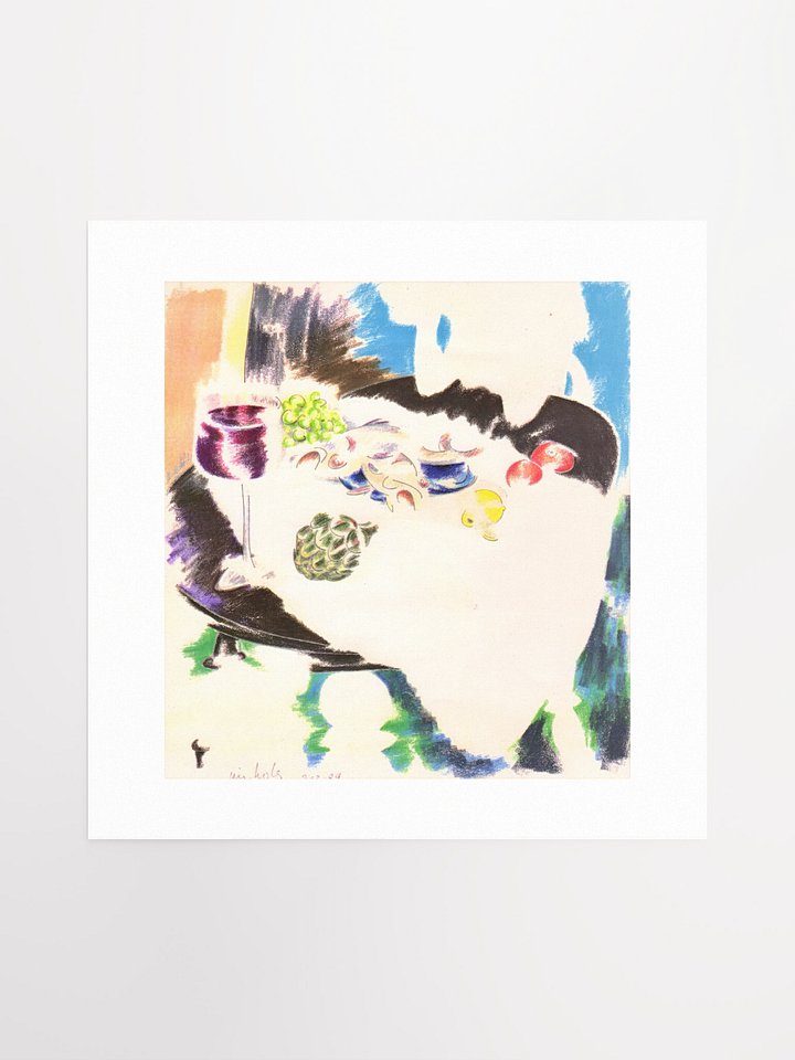 Table with Wine & Artichoke 02.17.89 print product image (2)