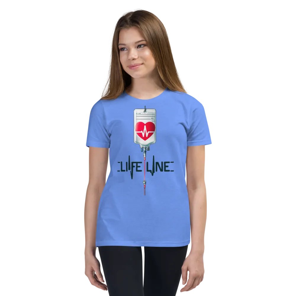 Lifeline Heartbeat Youth T-Shirt product image (19)