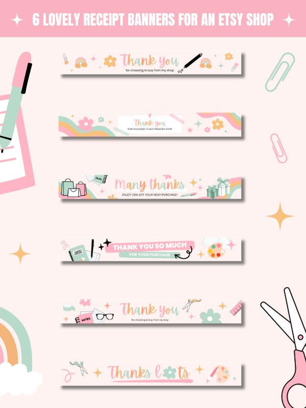 Whimsical MRR/PLR Branding Kit for Etsy product image (8)