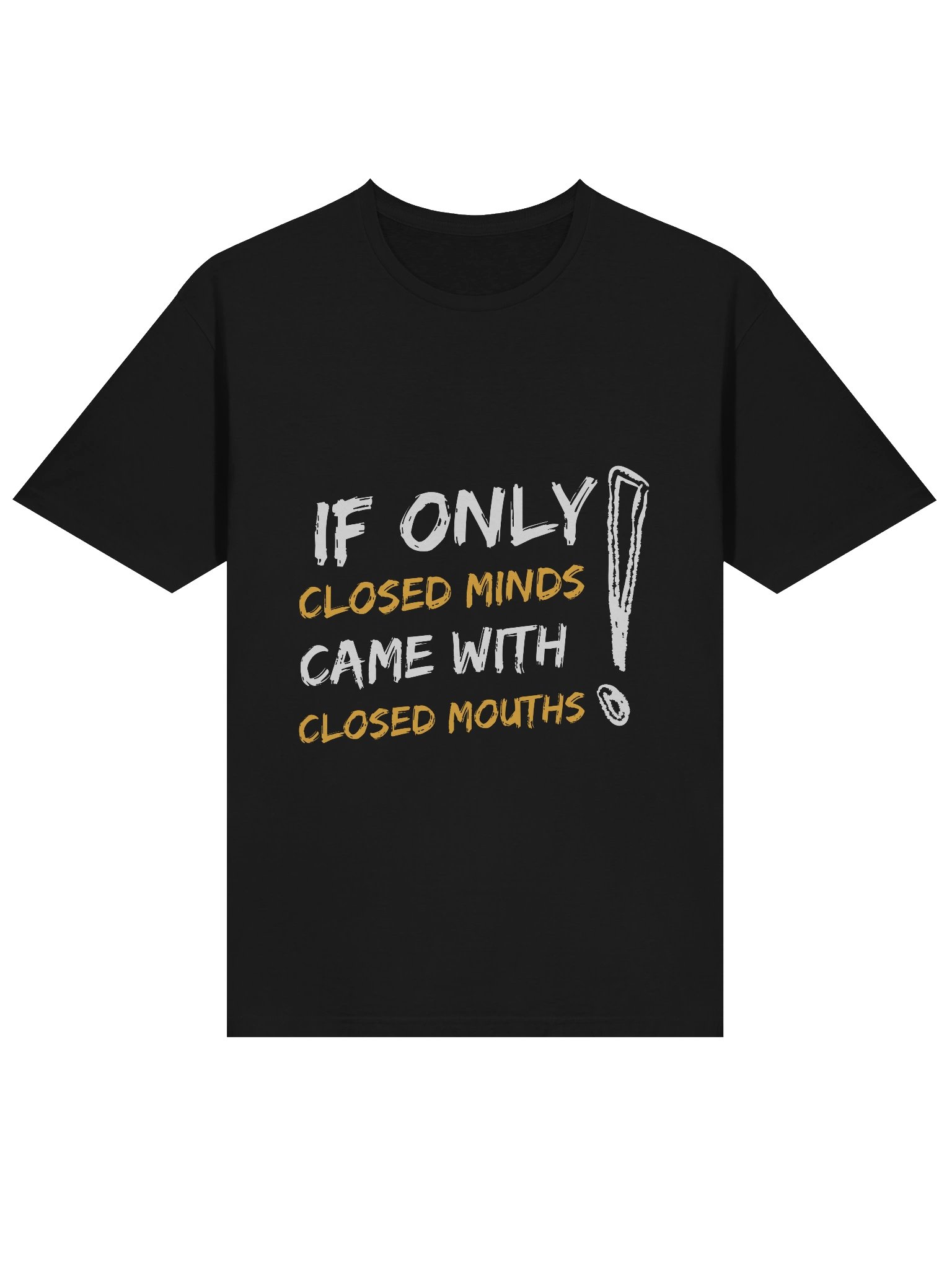 Closed Minds, Closed Mouths Softstyle Unisex T-Shirt product image (3)