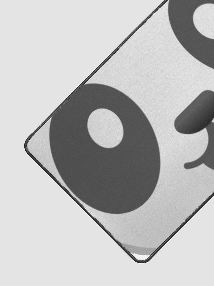 Large Panda Logo Desk Mat 12" x 22" product image (2)