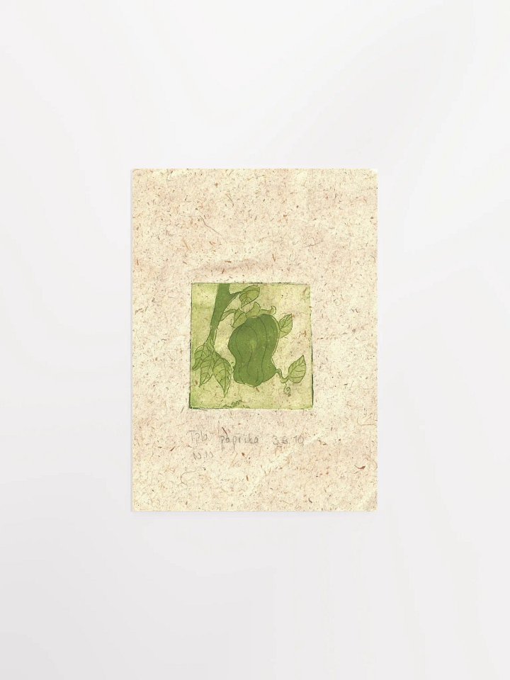 Green Paprika, Botanical Art Print product image (1)