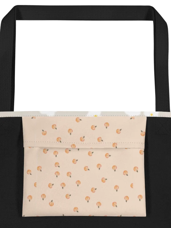 TINY DAISY SUMMER Large Tote Bag - Grosse Tragetasche MIT Gänseblümchen product image (2)