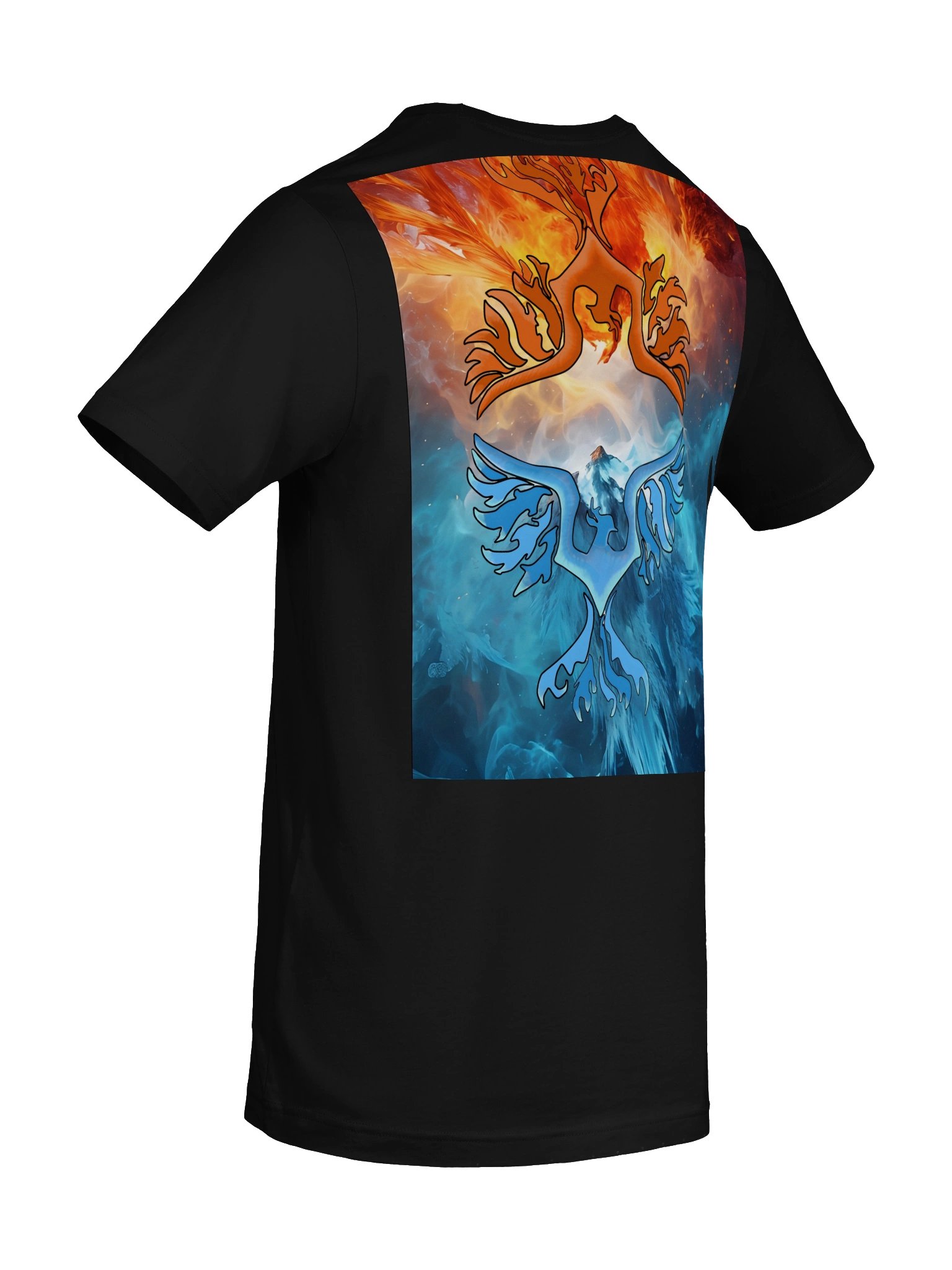 Phoenix Split Flame Unisex Tee product image (76)
