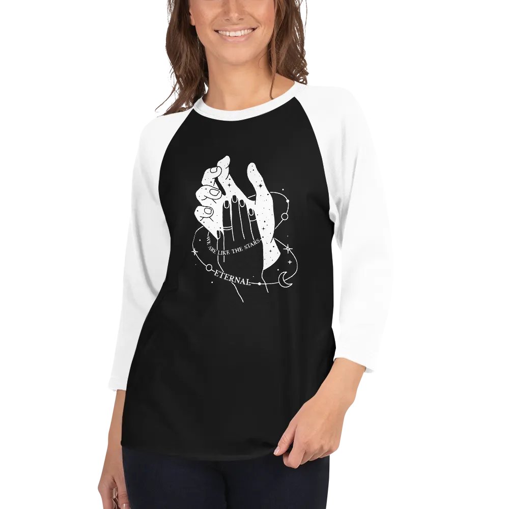 We Are Like The Stars Fine Jersey Raglan Tee product image (4)