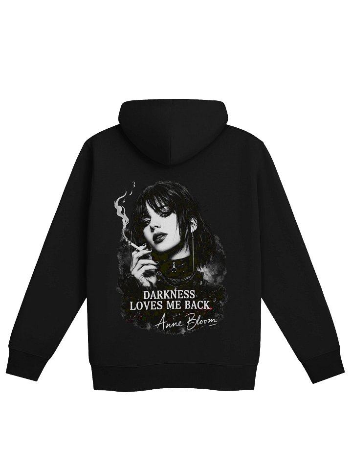 Unisex Essential Organic Hoodie - Darkness Loves Me Back product image (5)